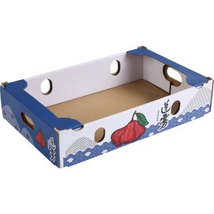 Opening carton boxes for wax apples