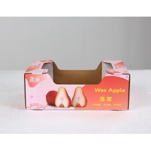 Opening cardboard boxes for wax apples